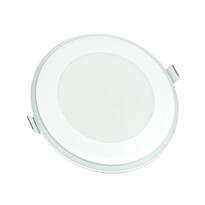 Upotettava alasvalo Spectrum Fiale 3 Steps 12.5W Aureola A IP44 Ø148x37mm valkoinen, eri värilämpötiloja