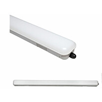 Teollisuusvalaisin Spectrum Limea LED SMD3528 18W 60cm 4000K IP65 85x600x73mm mattakalvo harmaa/valkoinen