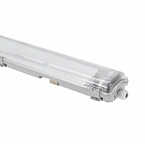 Teollisuusvalaisin Spectrum Limea LED-putki Tri-proof 2x120cm G13 IP65 1310x90x63mm harmaa