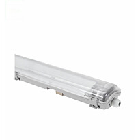 Teollisuusvalaisin Spectrum Limea LED-putki Tri-proof 2x150cm G13 IP65 1610x90x63mm harmaa