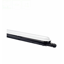 Teollisuusvalaisin Spectrum Limea Gigant tiivistetty 1250x72x70mm 38W 4000K 120° IP65 IK10 musta