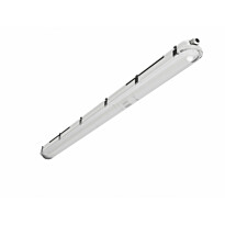 Teollisuusvalaisin Spectrum Limea Gigant Pro Hermetic 1200x80x68mm 40W/33W/26W/20W 120° IP66 IK10 harmaa/valkoinen, eri värilämpötiloja