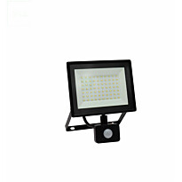 Ulkoseinävalaisin/valonheitin Spectrum Noctis Lux 3 liiketunnistimella 50W IP44 3000K 180x215x53mm musta