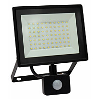 Ulkoseinävalaisin/valonheitin Spectrum Noctis Lux 3 liiketunnistimella 50W IP44 3000K 180x215x53mm musta