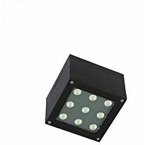 Alasvalo Spectrum Chloe COB LED 3000K 15° IP44 150x150x105mm musta