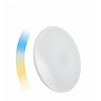 Älyplafondi Spectrum Smart Nymphea Ø488x70mm 36W CCT+DIM WI-FI 2700-6500K valkoinen