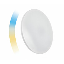 Älyplafondi Spectrum Smart Nymphea Ø488x70mm 36W CCT+DIM WI-FI 2700-6500K valkoinen