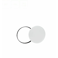 Plafondi Spectrum Nymphea Black &amp; White Ø320mm 24W 115° CCT 3000/4000/6000K IP54 valkoinen/musta