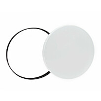 Plafondi Spectrum Nymphea Black &amp; White Ø320mm 24W 115° CCT 3000/4000/6000K IP54 valkoinen/musta