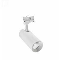 Spottivalaisin Spectrum Andromeda COB LED 25W 3000K 3-vaihekiskoon 36° 60° 170x160x74mm valkoinen