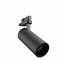 Spottivalaisin Spectrum Andromeda Prime 3-vaihekiskoon LED CCT 24W 25° IP20 Ø76x177x228mm musta