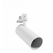 Spottivalaisin Spectrum Andromeda Prime NA Raili 3-vaihekiskoon LED CCT 24W 25° IP20 Ø76x177x228mm valkoinen