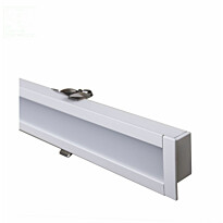 LED-kohdevalaisin Spectrum Allday 36W 120° upotettava 1170x60x34.8mm valkoinen, eri värilämpötiloja
