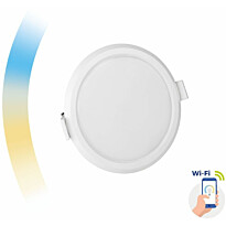 LED-paneeli Spectrum Algine Cct+Dim Wi-Fi Smart pyöreä, upotettava, valkoinen, eri kokoja