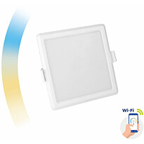 LED-paneeli Spectrum Algine Cct+Dim Wi-Fi Smart neliö upotettava, valkoinen, eri kokoja