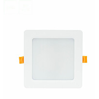Upotettava alasvalo Spectrum Dure 3 12W 6000K 110° IP54 IK06 neliö integroitu ajuri 145x145x34mm valkoinen