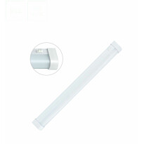 LED-yleisvalaisin Spectrum Aquatica 15W 150° IP44 pyöristetty katkaisimella 596x46x63mm valkoinen, eri värilämpötiloja