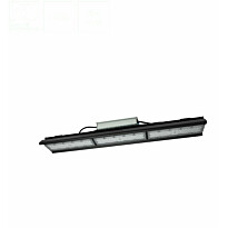Ripustettava teollisuusvalaisin Spectrum Halls Line 150W 4000K 75x140° IP66 IK10 745x126x95mm musta