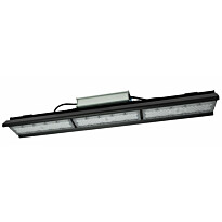 Ripustettava teollisuusvalaisin Spectrum Halls Line 150W 4000K 75x140° IP66 IK10 745x126x95mm musta