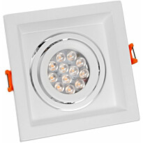 Upotettava kohdevalaisin Spectrum Mdd Mini Uno GU10 110x110x40mm valkoinen