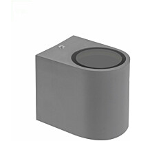 Seinävalaisin Spectrum Parete GU10 IP54 80x73x95mm harmaa