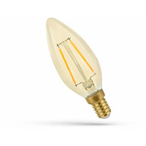 LED-lamppu Spectrum E14 kynttilä 2W 230V 2400K Retroshine