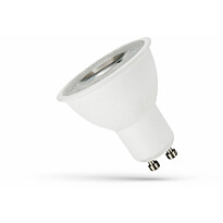 LED-lamppu Spectrum GU10 4W 230V SMD 55° linssillä, eri värilämpötiloja