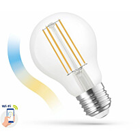 LED-älylamppu Spectrum E27 5W 230V COG CCT+DIM Wi-Fi 3000-6000K kirkas