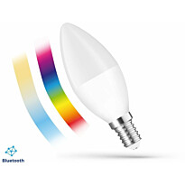 LED-älylamppu Spectrum E14 kynttilä 4.9W 230V RGBW+CCT+DIM 3000-6000K