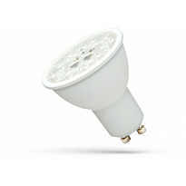 LED-lamppu Spectrum GU10 6W 230V säädettävä 3000-6000K CCT linssillä 3000-6000K