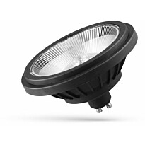 LED-lamppu Spectrum GU10 14W 230V 40° musta, eri värilämpötiloja