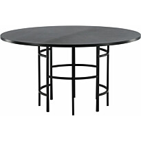 Ruokapöytä Furniture Fashion Copenhagen Ø140cm musta, Verkkokaupan poistotuote