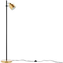 Lattiavalaisin Venture Home Vifta, 178cm, musta/messinki