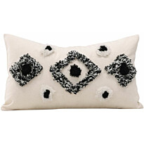 Koristetyynynpäällinen Venture Home Melissa, 30x50cm, mustavalkoinen