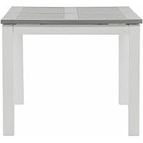 Jatkettava ruokapöytä Venture Home Albany, 152/210x90cm, harmaa/valkoinen