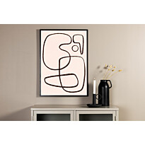 Juliste Venture Home Line art, valkoinen