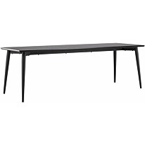 Ruokapöytä Venture Home Ellis, 230x85cm, musta