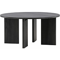 Sohvapöytä Venture Home Askerön ⌀80cm, musta