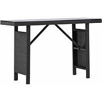 Sivupöytä Venture Home Padova 120x40cm musta
