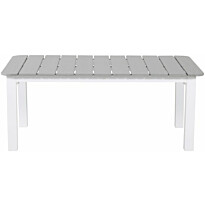 Sohvapöytä Venture Home Parma, 110x62cm, valkoinen/harmaa