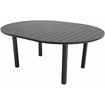 Jatkettava ruokapöytä Venture Home Marbella, ø140cm, musta