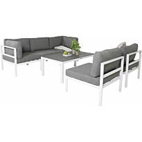 Moduulisohvaryhmä Venture Home Copacabana, 4-5 -istuttava, harmaa/valkoinen