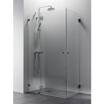 Suihkunurkka Vihtan Elegance 15, mittatilaus, kirkas lasi, kromi