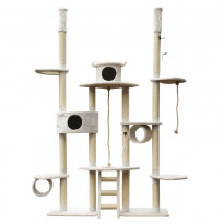 Kissan kiipeilypuu VIPstore Lumilinna, 240-270x65cm