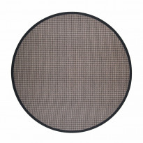 Matto VM Carpet Kelo, mittatilaus, pyöreä, ruskea/musta