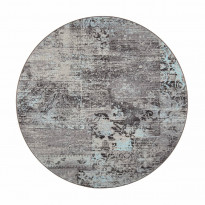 Matto VM Carpet Rustiikki, mittatilaus, pyöreä, turkoosi