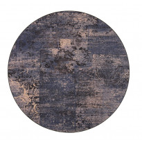 Matto VM Carpet Rustiikki, mittatilaus, pyöreä, sinivintage