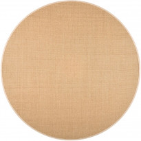 Matto VM Carpet Sisal, mittatilaus, pyöreä, beige-harmaa
