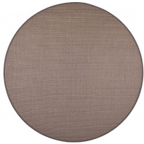 Matto VM Carpet Sisal, mittatilaus, pyöreä, tummanharmaa