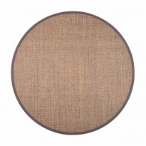 Matto VM Carpet Sisal, mittatilaus, pyöreä, harmaa-mix